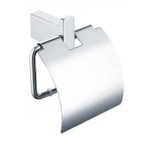 Настенный бумагодержатель с крышкой Grocenberg AC0029 (Хром)