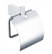 Настенный бумагодержатель с крышкой Grocenberg AC0029 (Хром)