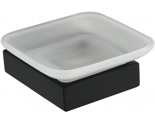 Настенный мыльница Grocenberg AC0023 (Черный матовый)