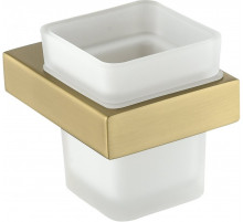 Настенный стакан одинарный Grocenberg AC0021 (Матовое золото)