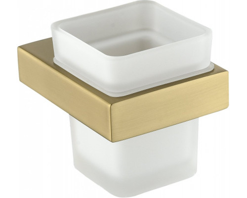 Настенный стакан одинарный Grocenberg AC0021 (Матовое золото)