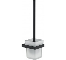 Настенный ёршик для унитаза Grocenberg AC0026 (Черный матовый)