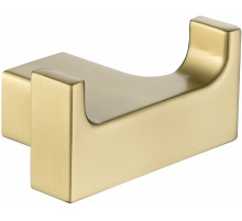 Крючок двойной Grocenberg AC0018 (Матовое золото)