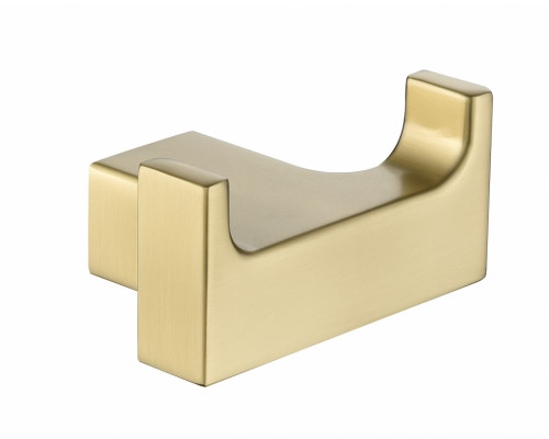 Крючок двойной Grocenberg AC0018 (Матовое золото)