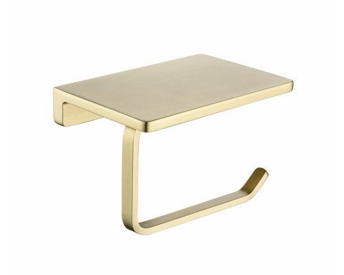 Настенный бумагодержатель плоский Grocenberg AC0027 (Матовое золото)