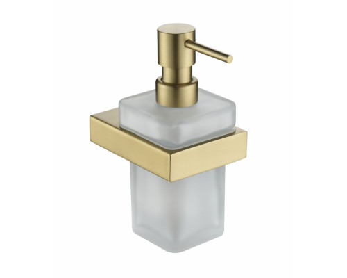 Настенный дозатор для жидкого мыло Grocenberg AC0028 (Матовое золото)