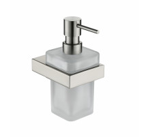 Настенный дозатор для жидкого мыло Grocenberg AC0028 (Никель)