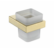 Настенный стакан одинарный Grocenberg AC0021 (Золото глянец)