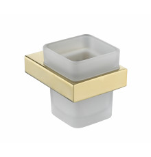 Настенный стакан одинарный Grocenberg AC0021 (Золото глянец)