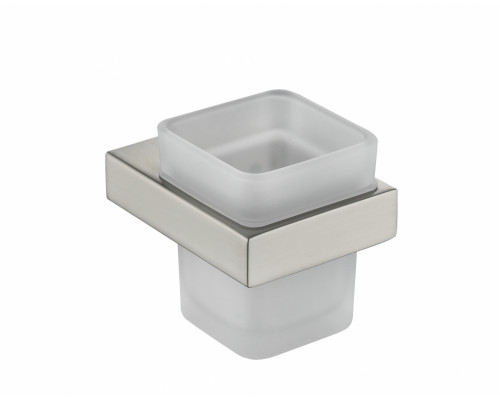 Настенный стакан одинарный Grocenberg AC0021 (Никель)