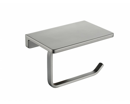 Настенный бумагодержатель плоский Grocenberg AC0027 (Графит)