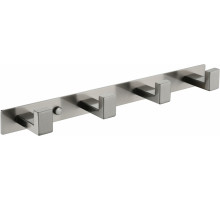 Полотенцедержатель на планке 4-й Grocenberg AC0014 (Никель)