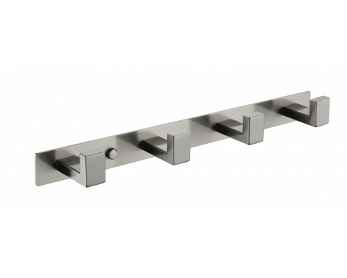 Полотенцедержатель на планке 4-й Grocenberg AC0014 (Никель)