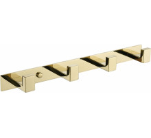 Полотенцедержатель на планке 4-й Grocenberg AC0014 (Золото глянец)