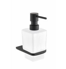 Настенный дозатор для жидкого мыло Grocenberg AC0064 (Черный матовый)