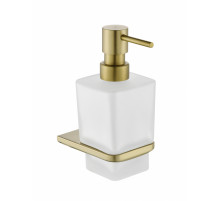 Настенный дозатор для жидкого мыло Grocenberg AC0064 (Матовое золото)