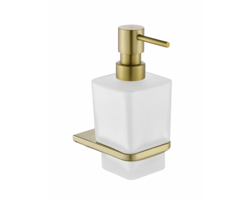 Настенный дозатор для жидкого мыло Grocenberg AC0064 (Матовое золото)