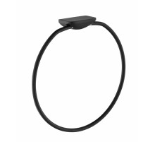 Кольцо для полотенец Grocenberg AC0063 (Черный матовый)