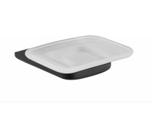 Настенный мыльница Grocenberg AC0058 (Черный матовый)