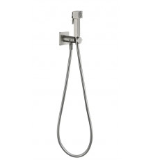 Смеситель Прогрессивный встраиваемый с гигиеническим душем Grocenberg GB005NK Никель