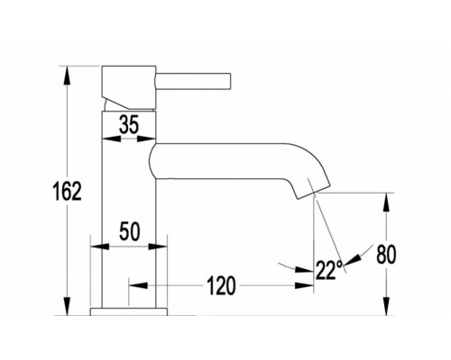 Смеситель для раковины стандартный Grocenberg GB2099BG Графит
