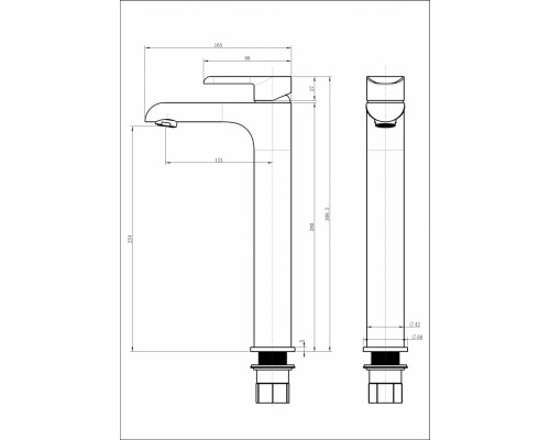 Смеситель для раковины Groсenberg GB3010 Хром