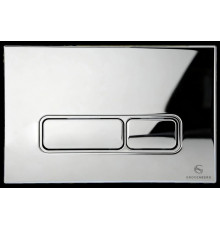 Кнопка смыва для унитаза (пластик) GROCENBERG KP3060CR хром