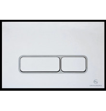Кнопка смыва для унитаза (пластик) GROCENBERG KP3060W белый