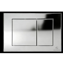 Кнопка смыва для унитаза (пластик) GROCENBERG KP3080CR хром