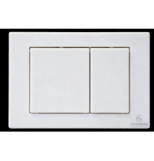 Кнопка смыва для унитаза (пластик) GROCENBERG KP3080W белый