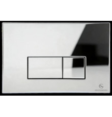 Кнопка смыва для унитаза (пластик) GROCENBERG KP3070CR хром