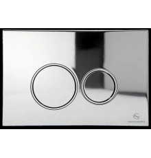 Кнопка смыва для унитаза (пластик) GROCENBERG KP3090CR хром