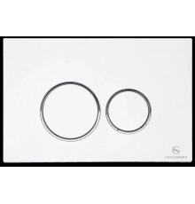 Кнопка смыва для унитаза (пластик) GROCENBERG KP3090W белый