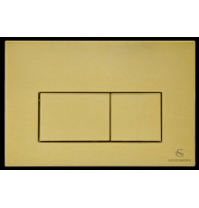 Кнопка смыва для унитаза (металл) GROCENBERG KM3070MG Матовое золото