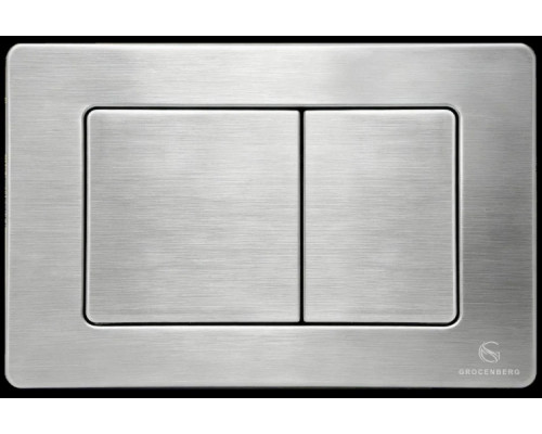 Кнопка смыва для унитаза (металл) GROCENBERG KM3080NK Никель