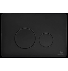 Кнопка смыва для унитаза (металл) GROCENBERG KM3090BL Черный матовый