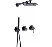 Душевой комплект Grocenberg GB5090BL Черный матовый