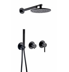 Душевой комплект Grocenberg GB5090BL Черный матовый