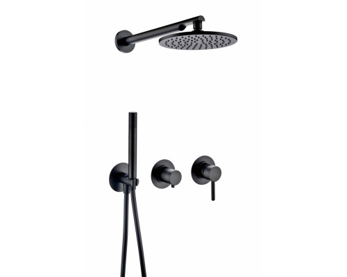 Душевой комплект Grocenberg GB5090BL Черный матовый
