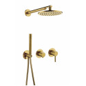 Душевой комплект Grocenberg GB5090GL золотой брашированный