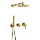 Душевой комплект Grocenberg GB5090GL золотой брашированный