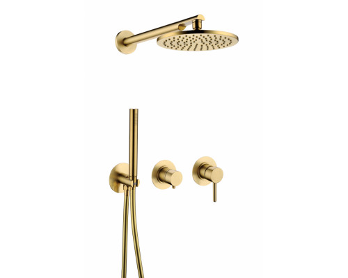 Душевой комплект Grocenberg GB5090MG Матовое золото