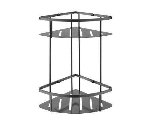 Полка корзина угловая Grocenberg AC0075BG Графит