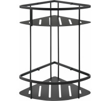 Полка корзина угловая Grocenberg AC0075BL Черный матовый