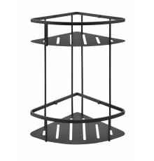 Полка корзина угловая Grocenberg AC0075BL Черный матовый