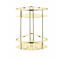 Полка корзина угловая Grocenberg AC0075GO Золото