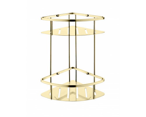 Полка корзина угловая Grocenberg AC0075GO Золото