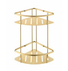 Полка корзина угловая Grocenberg AC0075MG Матовое золото