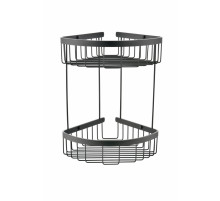 Полка корзина угловая Grocenberg AC0076BG Графит