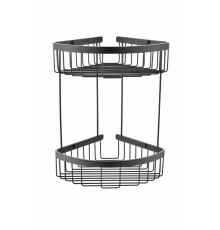 Полка корзина угловая Grocenberg AC0076BG Графит